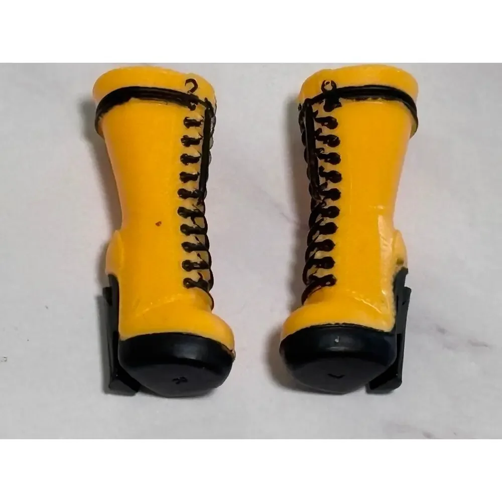 Lol Surprise OMG Doll Ms Miss Direct Yellow Black Tall High Heels Boots Shoes